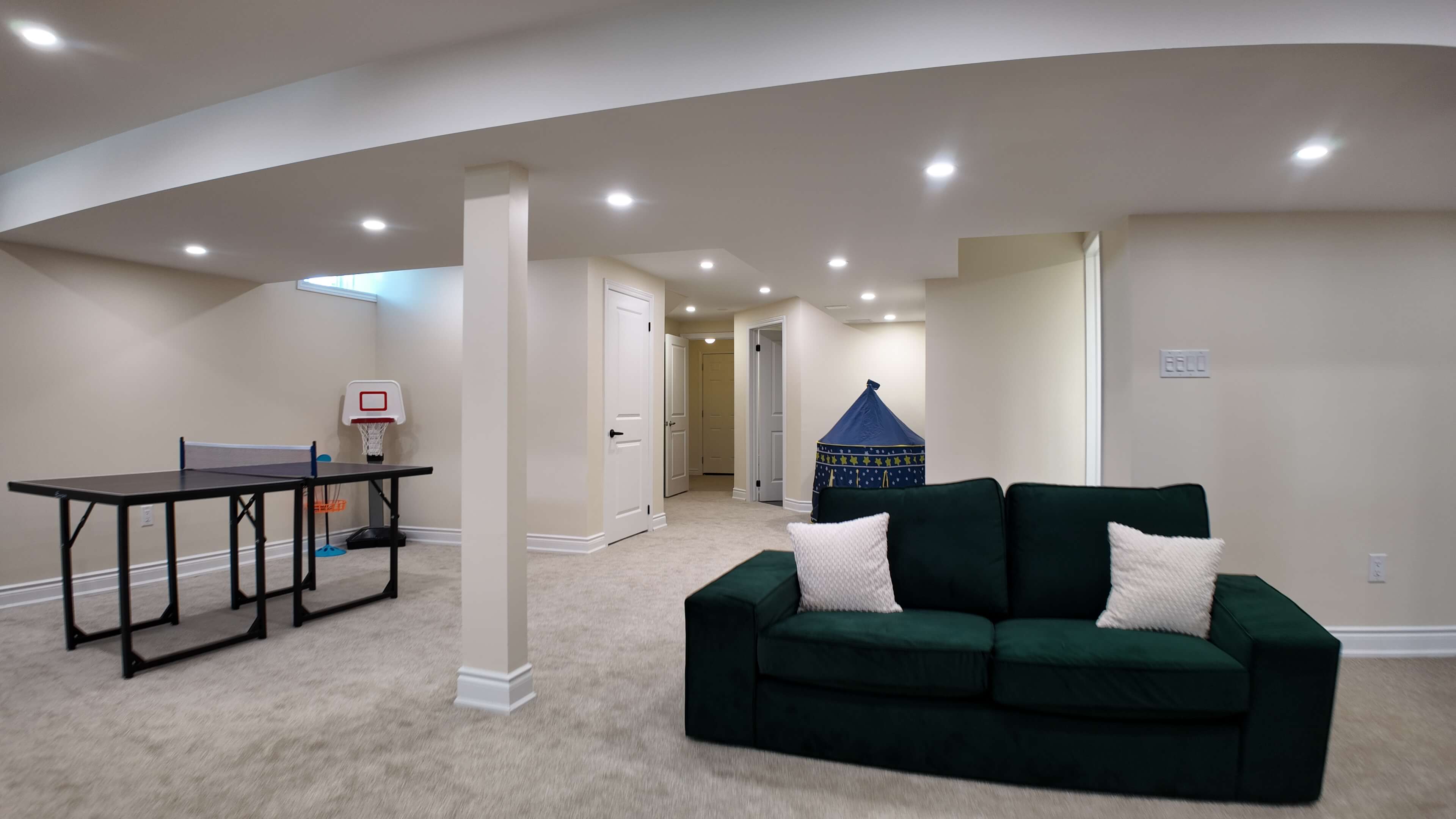 Open Concept Basement Living